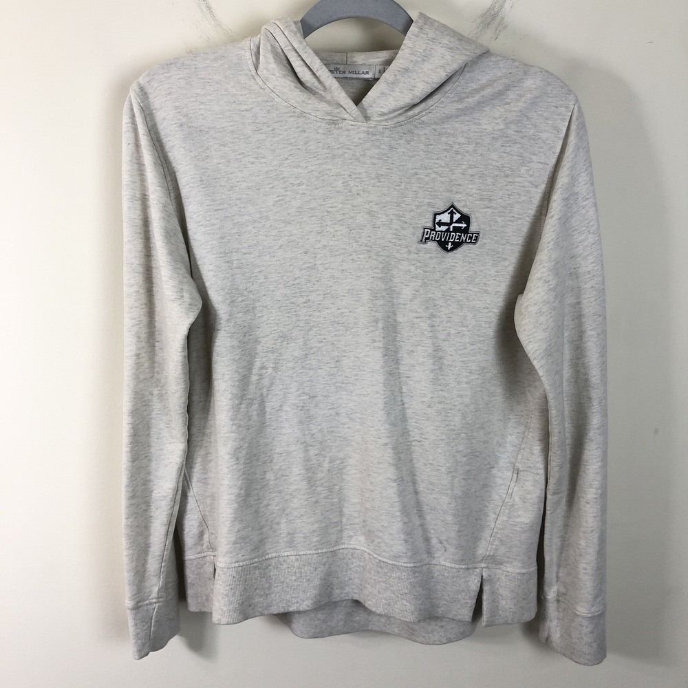 Peter Millar Providence Friars Light Pullover Hoodie Women's Sz S Gray Golf NCAA